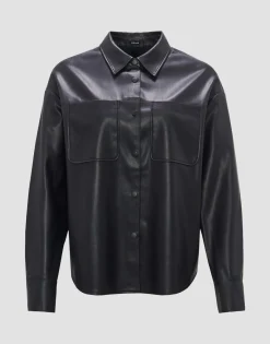 Overhemdblouse Firius Zwart Online Bestellen*OPUS Best Sale