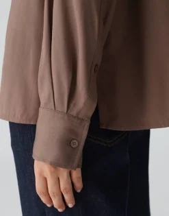 Overhemdblouse Flara Bruin Online Bestellen*OPUS Flash Sale