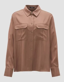 Overhemdblouse Flara Bruin Online Bestellen*OPUS Flash Sale
