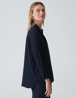 Overhemd Blouse Flavena Blauw Online Bestellen*OPUS Cheap