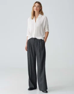 Overhemd Blouse Flavena Wit Online Bestellen*OPUS Shop