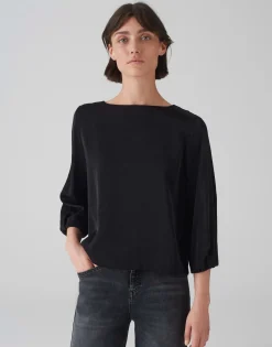 Overhemd Blouse Flixi Zwart Online Bestellen*OPUS Discount