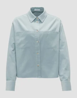 Overhemdblouse Froni Blauw Online Bestellen*OPUS Discount
