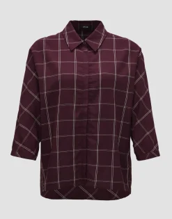 Overhemd Blouse Fudo Attire Paars Online Bestellen*OPUS Discount