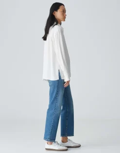 Overhemdblouse Fuhla Wit Online Bestellen*OPUS Online