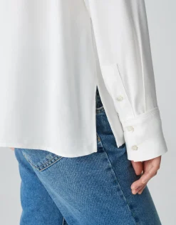 Overhemdblouse Fuhla Wit Online Bestellen*OPUS Online