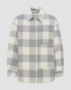 Overhemd Julola Check Grijs Online Bestellen*OPUS Clearance