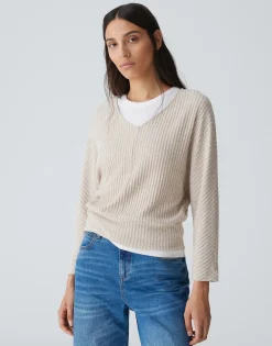 Overhemd Sococo Beige Online Bestellen*OPUS Discount