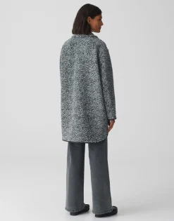 Oversized Mantel Halilo Remix Zwart Online Bestellen*OPUS Sale