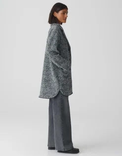 Oversized Mantel Halilo Remix Zwart Online Bestellen*OPUS Sale