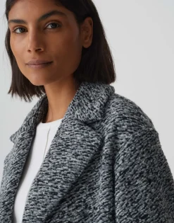 Oversized Mantel Halilo Remix Zwart Online Bestellen*OPUS Sale