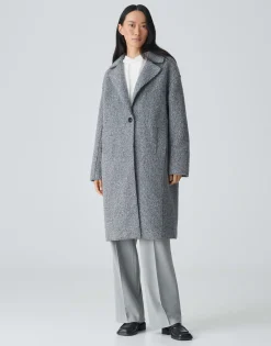 Oversized Mantel Hannie Grijs Online Bestellen*OPUS New