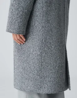 Oversized Mantel Hannie Grijs Online Bestellen*OPUS New