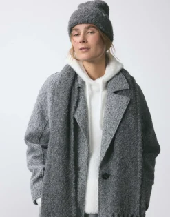 Oversized Mantel Hannie Grijs Online Bestellen*OPUS New