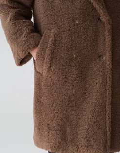 Oversized Mantel Honise Bruin Online Bestellen*OPUS Fashion