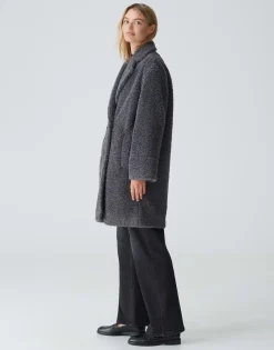 Oversized Mantel Honise Grijs Online Bestellen*OPUS Sale