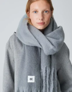 Oversized Sjaal Amovi Scarf Grijs Online Bestellen*OPUS Sale