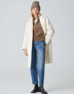Oversized Trui Posson Bruin Online Bestellen*OPUS Fashion