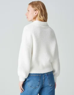 Oversized Trui Posson Wit Online Bestellen*OPUS Discount