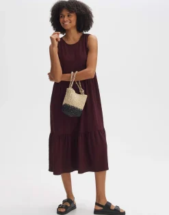 Riem Jurk Worta Structure Paars Online Bestellen*OPUS Cheap