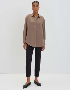 Satijnen Blouse Zanza Beige Online Bestellen*OPUS New