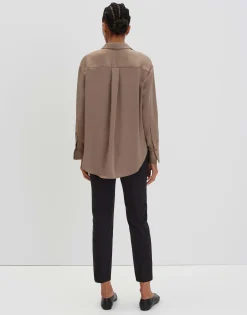 Satijnen Blouse Zanza Beige Online Bestellen*OPUS New