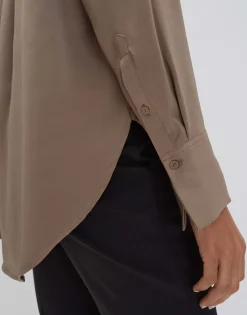 Satijnen Blouse Zanza Beige Online Bestellen*OPUS New