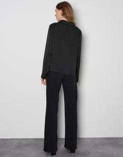 Satijnen Blouse Zariana Zwart Online Bestellen*OPUS Best Sale