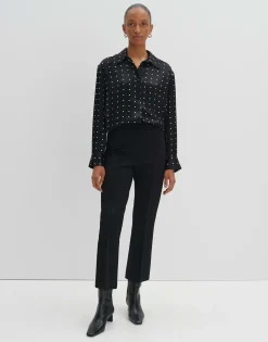 Satijnen Blouse Zilow Zwart Online Bestellen*OPUS Hot
