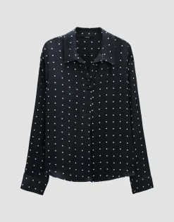 Satijnen Blouse Zilow Zwart Online Bestellen*OPUS Hot