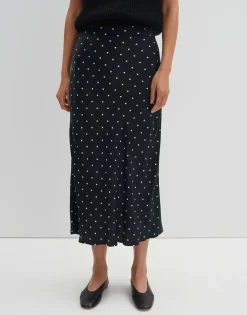 Satijnen Rok Odini Dot Zwart Online Bestellen*OPUS Hot