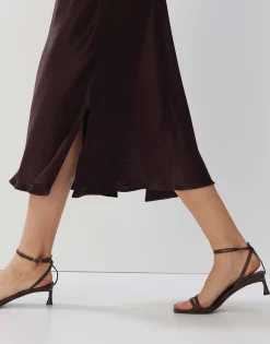 Satijnen Rok Odini Uni Paars Online Bestellen*OPUS Store