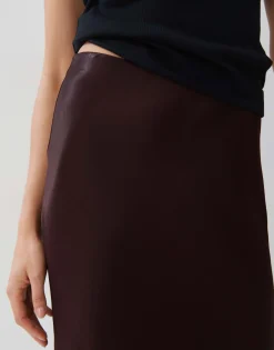 Satijnen Rok Odini Uni Paars Online Bestellen*OPUS Store