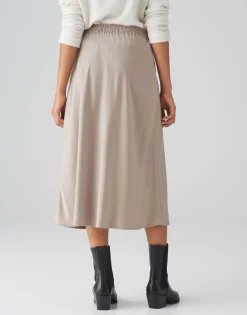 Satijnen Rok Rawi Bruin Online Bestellen*OPUS Flash Sale