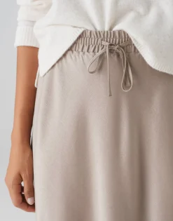 Satijnen Rok Rawi Bruin Online Bestellen*OPUS Flash Sale