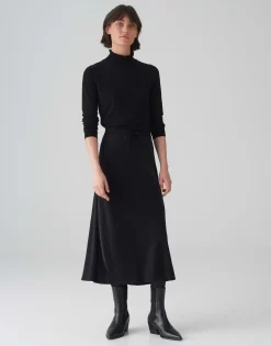 Satijnen Rok Rawi Zwart Online Bestellen*OPUS New