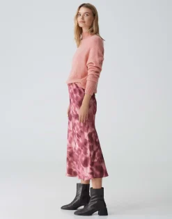 Satijnen Rok Runaba Roze Online Bestellen*OPUS Cheap