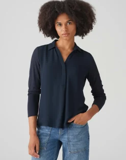 Shirtblouse Frera Blauw Online Bestellen*OPUS Outlet