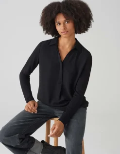 Shirtblouse Frera Zwart Online Bestellen*OPUS Best