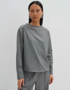 Shirtblouse Zalene Grijs Online Bestellen*OPUS Shop