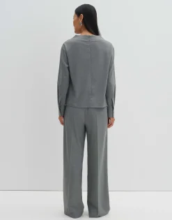 Shirtblouse Zalene Grijs Online Bestellen*OPUS Shop