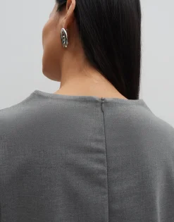 Shirtblouse Zalene Grijs Online Bestellen*OPUS Shop