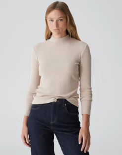 Shirt Met Col Singrid Beige Online Bestellen*OPUS Store