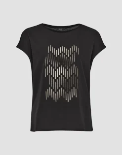 Shirt Met Print Setro Print Zwart Online Bestellen*OPUS Hot