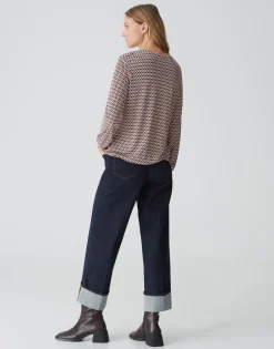 Shirt Met V-hals Sannah Tradition Roze Online Bestellen*OPUS Sale