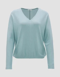 Shirt Met V-hals Silomon Blauw Online Bestellen*OPUS Cheap
