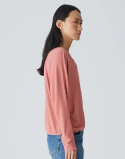 Shirt Met V-hals Silomon Roze Online Bestellen*OPUS Shop