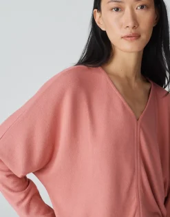 Shirt Met V-hals Silomon Roze Online Bestellen*OPUS Shop