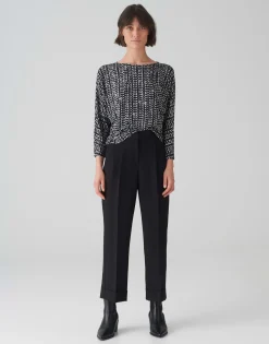 Shirt Sebry Shine Zwart Online Bestellen*OPUS Flash Sale