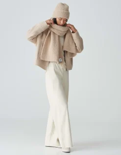 Sjaal Apedita Scarf Beige Online Bestellen*OPUS Best Sale